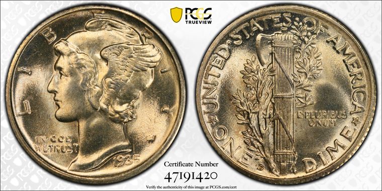 Cert 47191420 - Coin Image