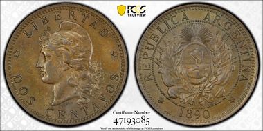 1890 2C KM-33 MS62BN