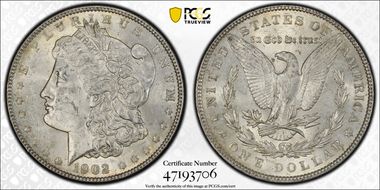 1902 $1 MS62