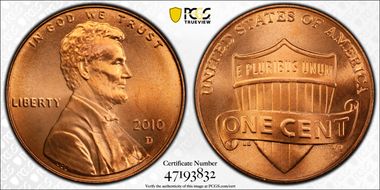 2010-D 1C Shield Satin Finish SP68RD