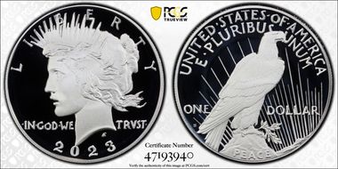 2023-S $1 Peace Dollar PR70DCAM