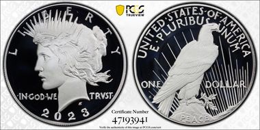 2023-S $1 Peace Dollar PR70DCAM