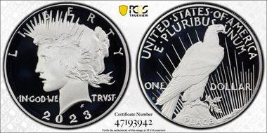 2023-S $1 Peace Dollar PR70DCAM