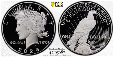 2023-S $1 Peace Dollar PR69DCAM
