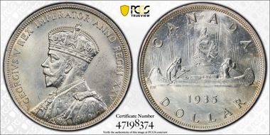 1935 S$1 MS64