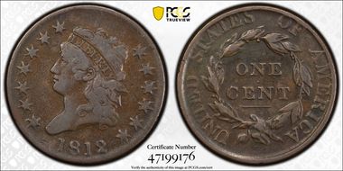 1812 1C Large Date F15BN