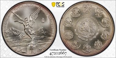 2000-Mo Onza Libertad Ag MS68