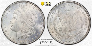 1878 8TF $1 MS62