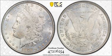 1878 8TF $1 MS62
