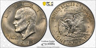 1977 $1 MS65
