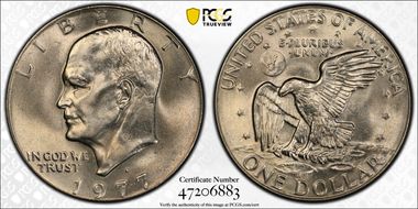 1977-D $1 MS63