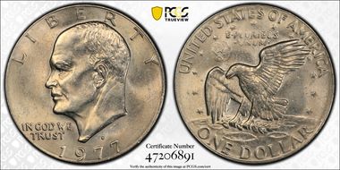 1977-D $1 MS63