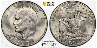 1973 $1 MS62