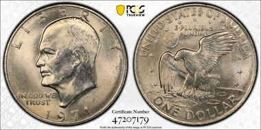 1971-D $1 MS64