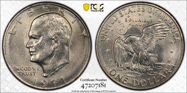 1971-D $1 MS64