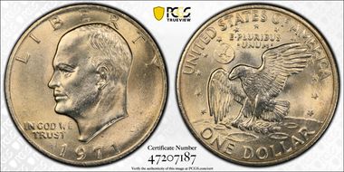 1971-D $1 MS63+