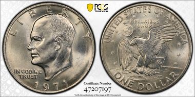 1971-D $1 MS65
