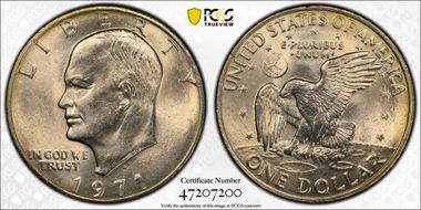 1971-D $1 MS64