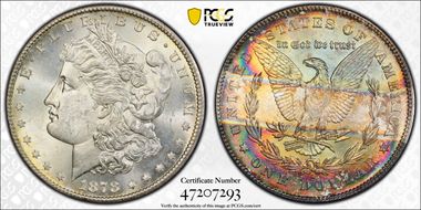 1878-S $1 MS63