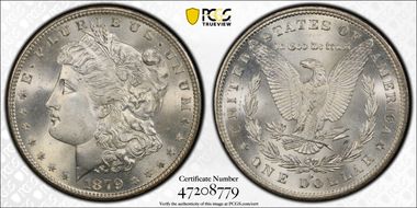 1879-S $1 MS68