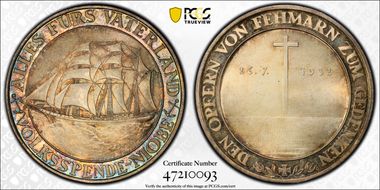1932 Medal Schlumberger-123 Var Ag Edge PREUSS 900 FEIN SP66