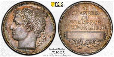 (1880-DT) Jeton Export Chamber of Commerce MS63