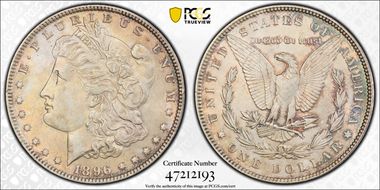 1896 $1 MS63