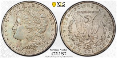 1902-O $1 MS62