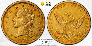 1836 $2.50 Block 8 VF35