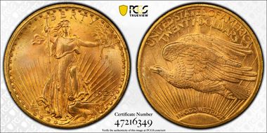 1923 $20 MS66