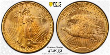 1924 $20 MS67+