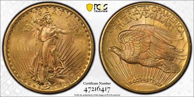 1915 $20 MS66