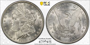 1890 $1 MS63