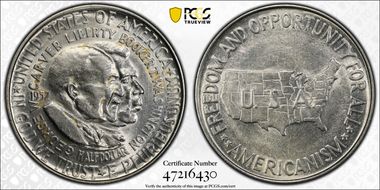 1952 50C Washington-Carver N1