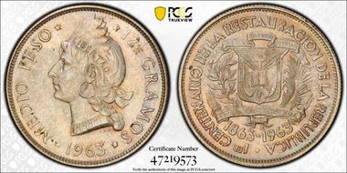 1963 1/2 P Restoration of the Republic SP65