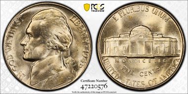 1946-D/D 5C D/Inverted D, FS-501 MS66FS