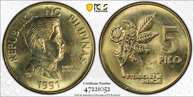 1991 5 Piso MS65