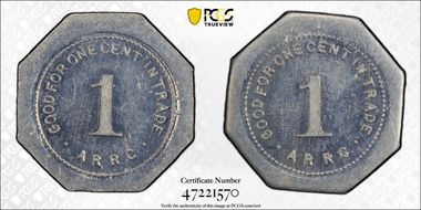 (1935-1936) 1C Alaska RRC Bingle MS63