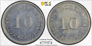 (1935-1936) 10C Alaska RRC Bingle MS62