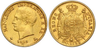 1809-M 20 L 5 Pt. Star AU53