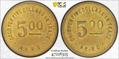 (1935-1936) $5 Alaska RRC Bingle AU55