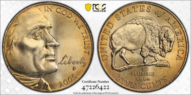 2005-P 5C Bison MS65