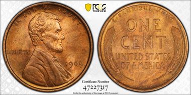 1909 1C Lincoln MS63RB