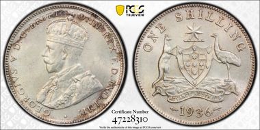 1936(m) Shil MS63