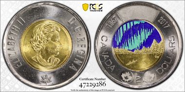 2017 $2 Dance of the Spirits Colorized MS64