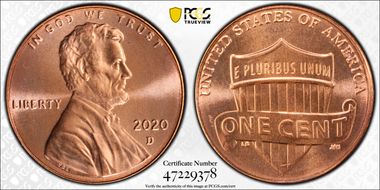 2020-D 1C Shield MS66RD