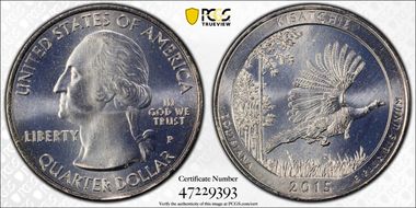 2015-P 25C Kisatchie NP MS67+