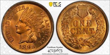 1898 1C MS65RB