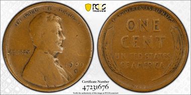 1909-S VDB 1C VG10BN
