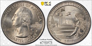 2019-P 25C American Memorial NP MS62